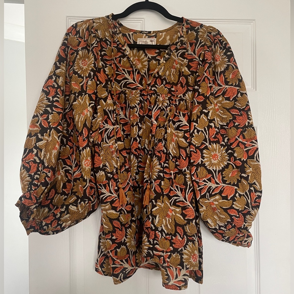 Mille Charlie Top, Sunset Floral